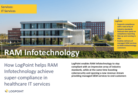 How LogPoint helps RAM Infotechnology achieve super-compliance in healthcare IT services